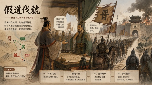 【成語故事】「假道伐虢」一個貪念毀掉兩個國家(圖)
