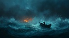 飞越黄海的孤舟董广平的生死横渡(图)