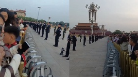 五一天安门广场设黑衣人“围墙”揭秘红朝黑衣人(图)