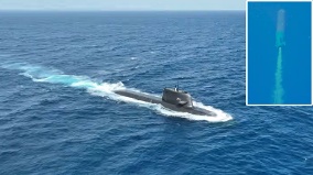 臺灣自製潛艦「海鯤號」成功發射2枚操雷(圖)