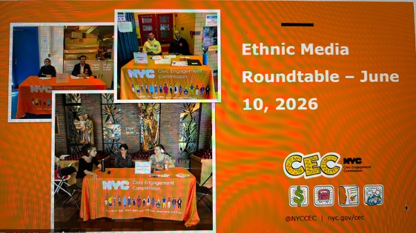 2026年6月10日，紐約市公民參與委員會（CEC）和競選財務委員會（CFB）當日聯合舉辦媒體圓桌會議。（攝影：Martin）