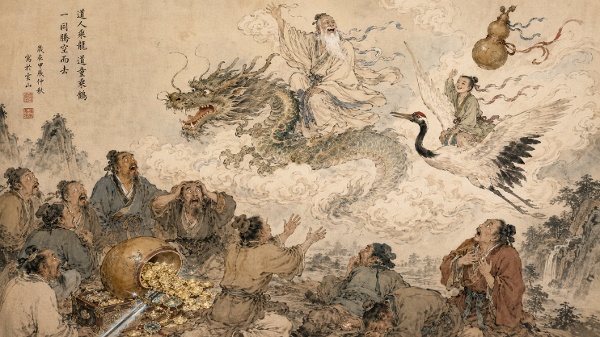 有福遇真仙贪求毁圣缘(图)
