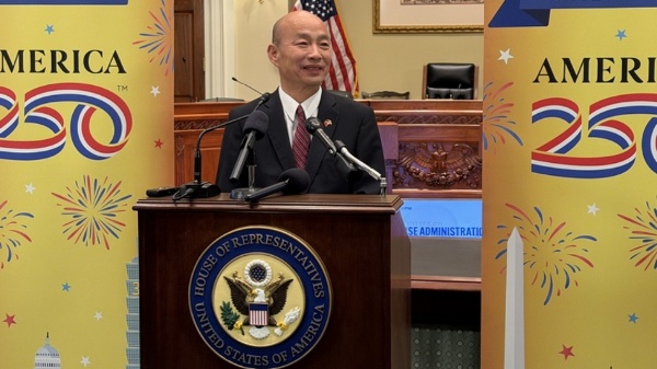 韩国瑜访团会美战争部与白宫官员美方重申对台承诺不变(图)