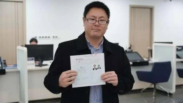 在中國很慘舔共教師張立齊被註銷台籍1年潰求「還身份」(圖)