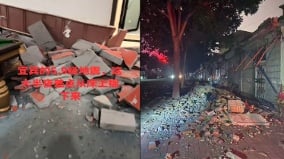 四川宜宾凌晨突发5.5级地震人们惊慌逃命(图)