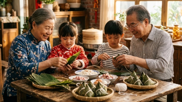 粽子熱量很高，因此過端午節不要吃太多粽子，避免造成腸胃消化不良，累積脂肪。（圖片來源：Zhaorui/stock.adobe.com）