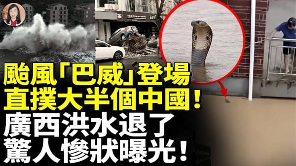 台风“巴威”登场直扑大半个中国(视频)