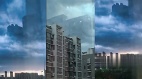 陕西咸阳上空惊现“海市蜃楼”罕见奇观(图)