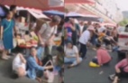 贵州农贸市场赶集日越野车狂扫人群多人倒地(图)
