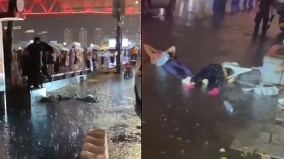 重庆暴雨母女疑触电倒地昏迷女儿18岁准大学生在抢救(图)