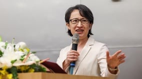 萧美琴突破中共封锁意大利演说台湾有权利交朋友(图)