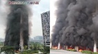 杭州高楼电动车起火黑烟吞没整楼辽宁居民楼火灾4死伤(图)